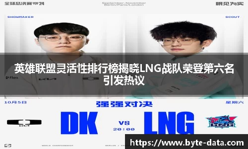 英雄联盟灵活性排行榜揭晓LNG战队荣登第六名引发热议